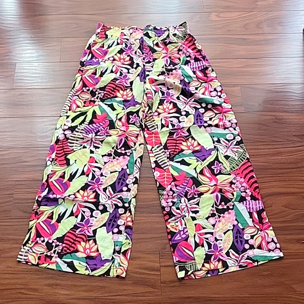 Esmara Tropical Print Trousers Size 8